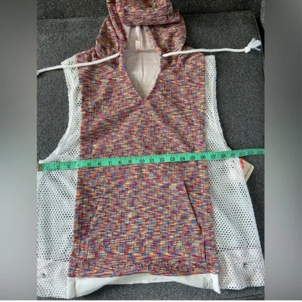 NWT FREE PEOPLE Prism Activewear Hooded Tank & Shorts Set - Picture 4 of 9
